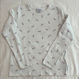 Organic Cotton Flower Print Longsleeve